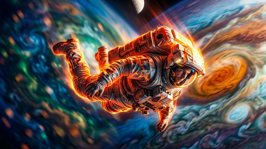 Čo by sa stalo s ľudským telom, keby ste skočili priamo do atmosféry Jupitera? Realita je desivejšia než sci-fi horor